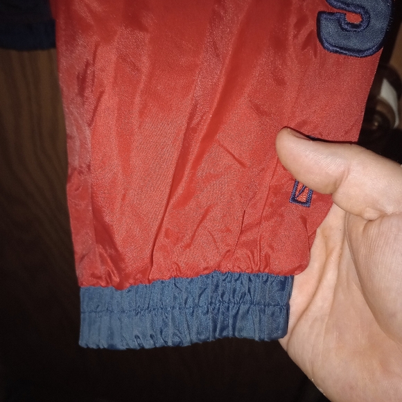 Cleveland Indians Pro Player Windbreaker Jacket Mens Large Chief Wahoo Vintage - Picture 6 of 16